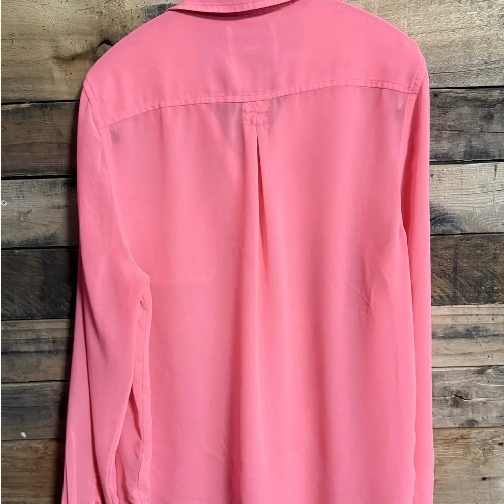 American Eagle Outfitters pink Button-Down Shirt